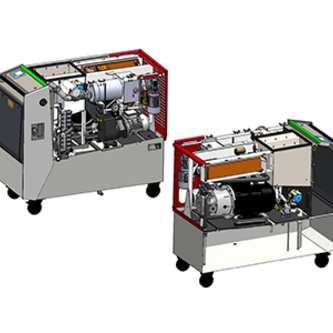 Baugruppenzeichnung der Hochdruckanlage combiloop CL3 G von Müller Hydraulik